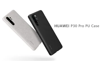 

HUAWEI P30 Pro PU Case Microfiber leather material exquisite textile feeling surface 4-corner protection for Huawei P30 NEW 2019