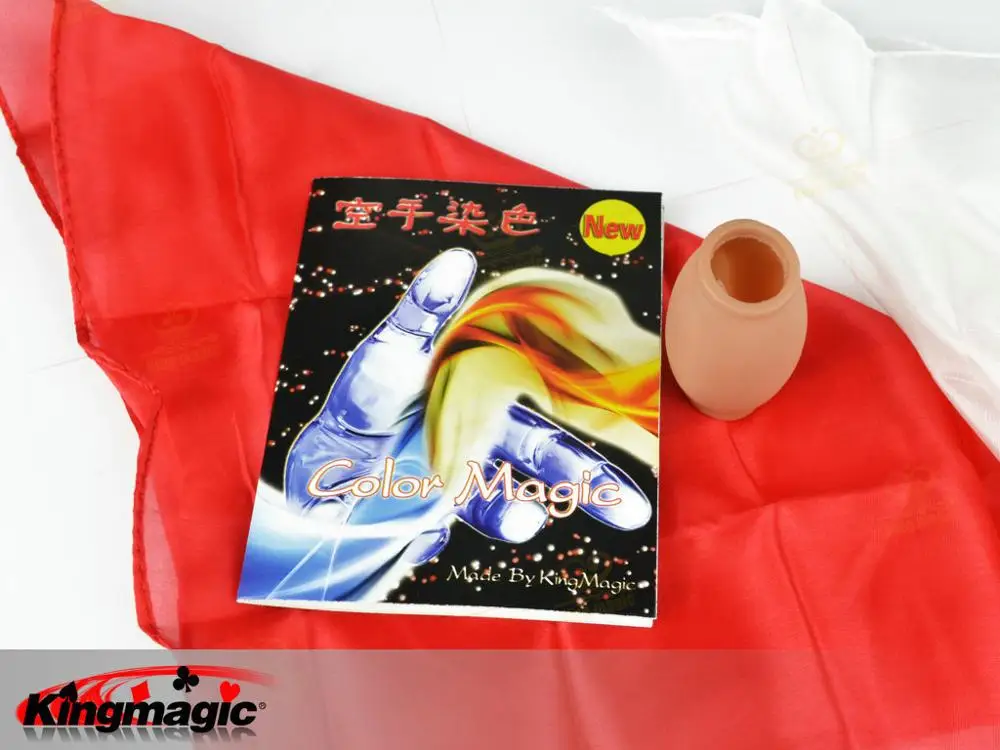 Шелковые окрашивающие тюбики шарфы магические реквизиты смена Цвета Волшебные