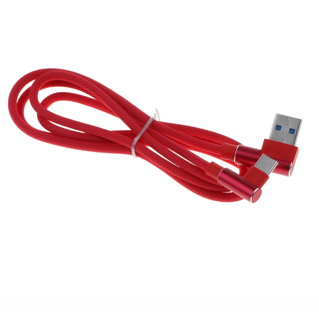 1m/3.3ft USB2.0 USB Type C 90 Degree USB Type C Cable mobile phone  Charger Angled Cable Adapter multi-port USB charger 