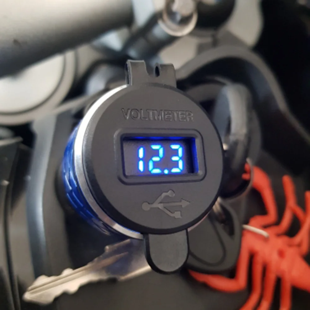 Портативный Din Usb разъем зарядное устройство для мотоцикла BMW Triumph Tiger Ducati Hella