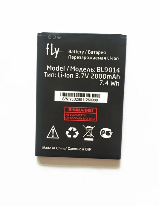AZK 3 7 V 2000mAh Новый BL9014 Аккумулятор для Fly BL 9014 FS524 Knockout запасная батарея мобильного