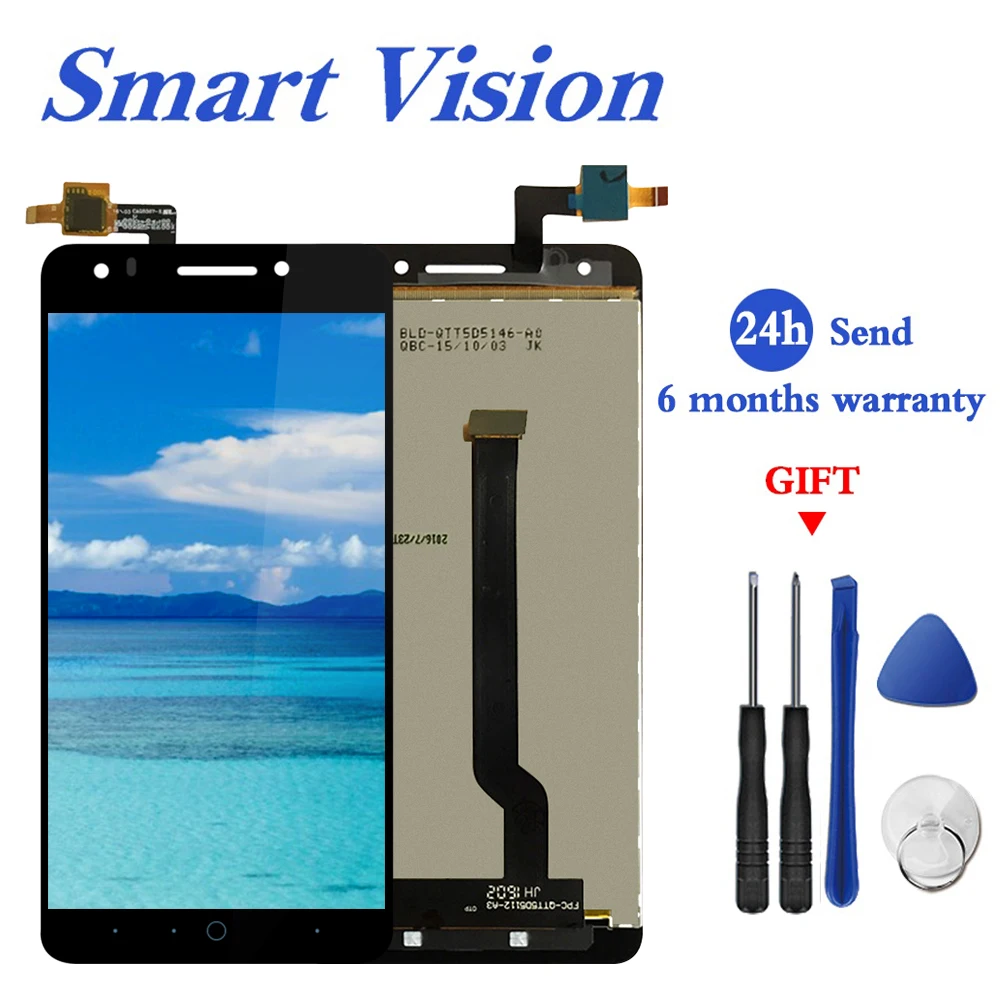 Для zte Blade A570 T617 A813 ЖК-дисплей + сенсорный экран дигитайзер сборка Замена черный