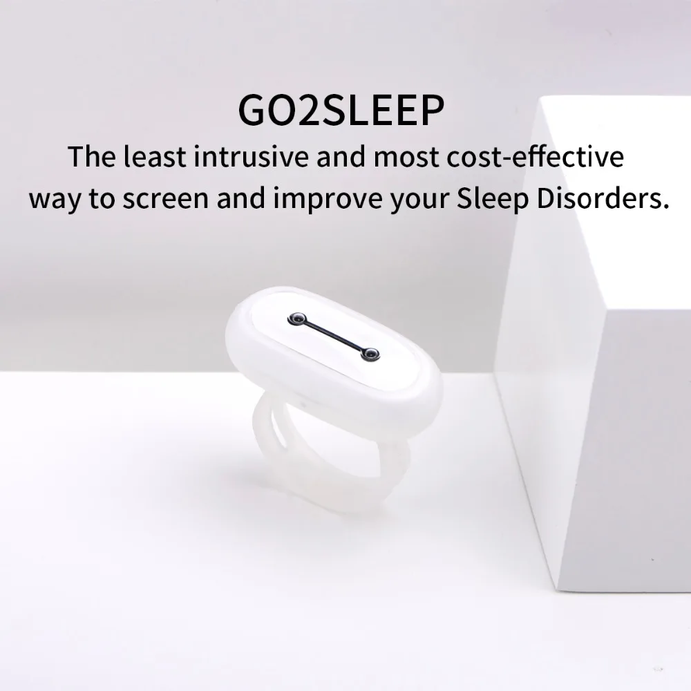 Newest GO2SLEEP AI Powered Home Sleep Testing Device Smart Ring Blood