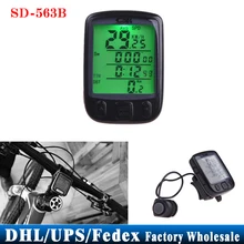 100 шт./лот SD-563A/B ЖК горный компьютер одометр спидометр водонепроницаемый
