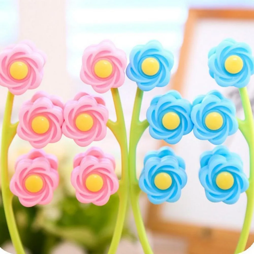 

Facial Massager Roller Portable Flower Shape Anti Wrinkle Face-Lift Slimming Face Relaxation Beauty Tools