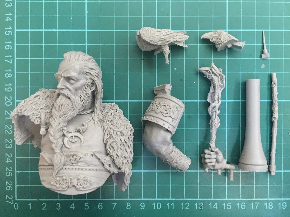 Коллекция 1/10 года набор для строительства бюста из смолы Odin правоглаз Асгарда|resin
