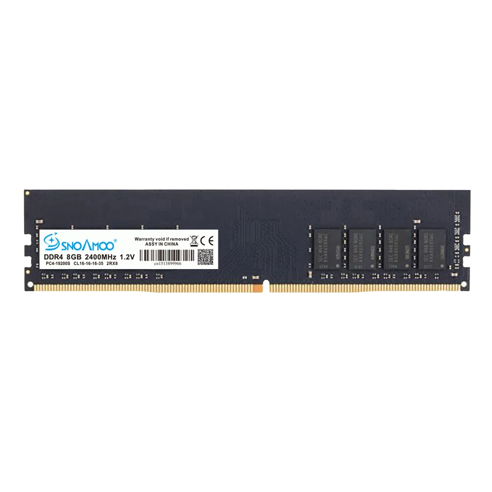 SNOAMOO настольный ПК DDR4 8 Гб 2133-2400 МГц CL15 PC4-17000S 1,2 в 2Rx8 288-Pin DIMM для Intel компьютер RAMs пожизненная Гарантия