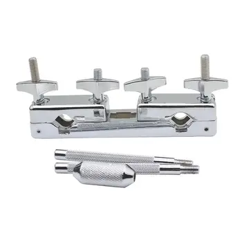 

IRIN Professional Metal Connecting Clamp Holder Bracket Rod Percussion Drum Set for Cowbell Accessory