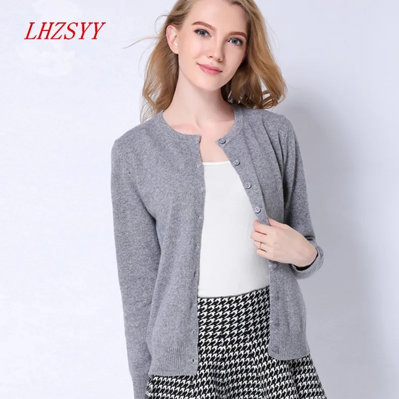New autumn female cardigan sweater, cardigan long sleeved Sweater Size cashmere coat