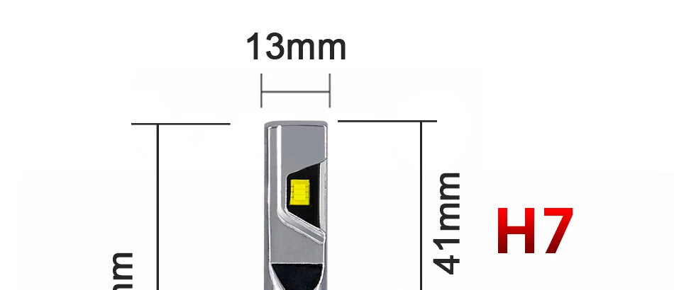 Hlxg не слепой мини Размеры H4 H7 светодиодный H11 CSP 9005/HB3 9006/HB4 8000LM фар автомобиля луковицы Противотуманные фары белый 6000 K 12 V 24 V автомобиль свет