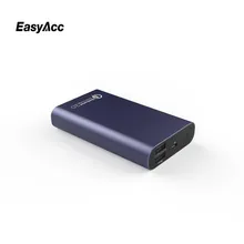 Easyacc 10000mAh Powerbank Qualcomm Quick Charge 3.0 Dual Port 10000 Power Bank Portable Fast USB Charger For Most phone Tables