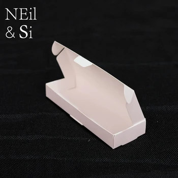 

White Paper Gift Box Pen Cookies Necklace Keys Packaging Cardboard Boxes 14.8*5.1*2cm Free Shipping