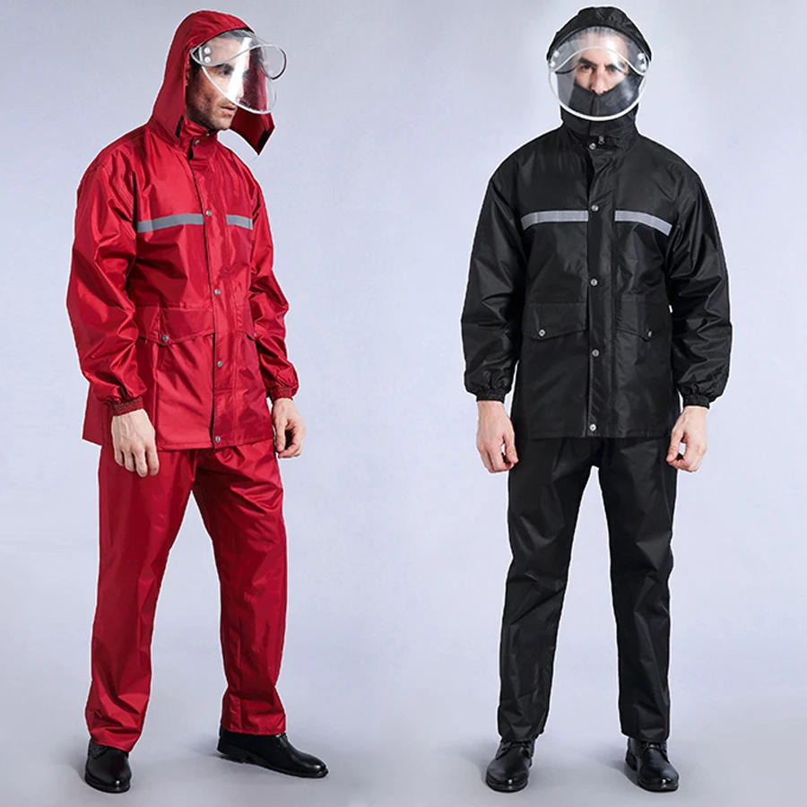 

Bicycle Outdoor Men Rain Coat Women Hiking Motorcycle Ladies Raincoat Men Poncho Raincoat Abrigo Mujer Rain Cover Pants 5R011