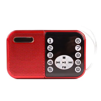 

Portable Mini FM Radio Speaker Music Player TF Card USB For PC iPod Phone with LED Display outdoor Dancing mp3 HiFi B-632