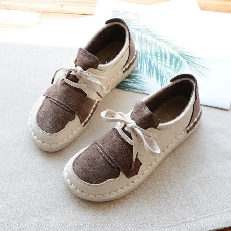 

2018 new wild color matching low to help comfortable flat women's shoes