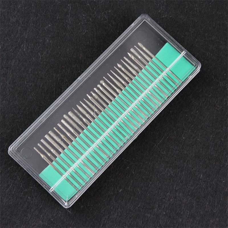 30 шт./кор. набор сверл для зубных протезов алмазные шлифовальные сверла роторный