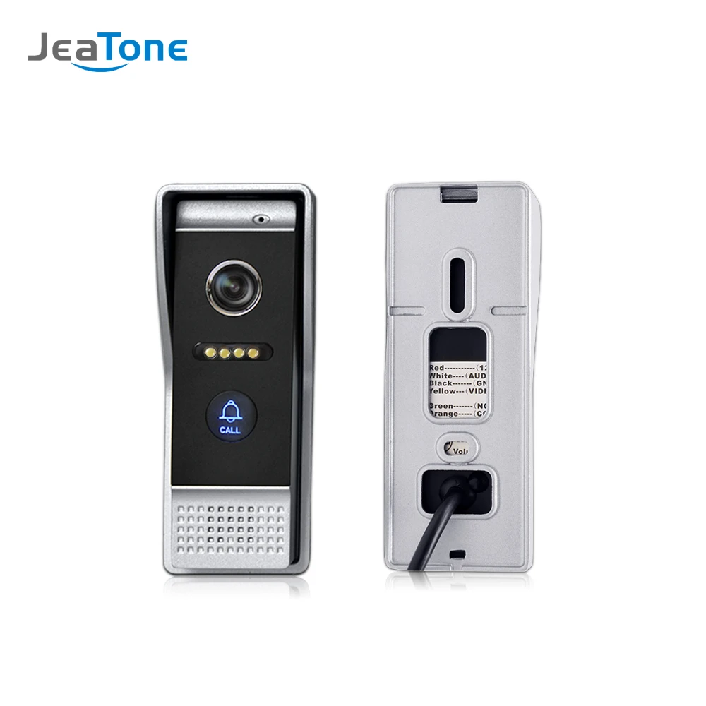 WIFI IP Video Door Phone Intercom System Video Doorbell 7'' Touch Screen for 2 Doors Apartment/8 Zone Alarm Support Smart Phone