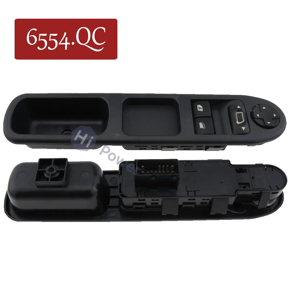For PEUGEOT 307 SW CC 307SW 307CC Interrupteur Vitres Commande Power Master Window Switch Console Button 6554.QC 6554QC 02