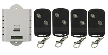 

85V 110V 120V 220V 250V 1CH Wireless Remote Control Switch Transmitter with Two-button Receiver for Appliances Gate Garage Door