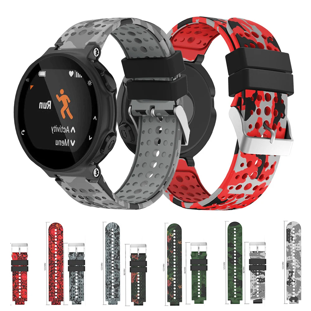 

Silicone Replacement Watch Strap Wrist band Strap for Garmin Forerunner 230 235 220 620 630 735 Smart Watch Smart Accessories