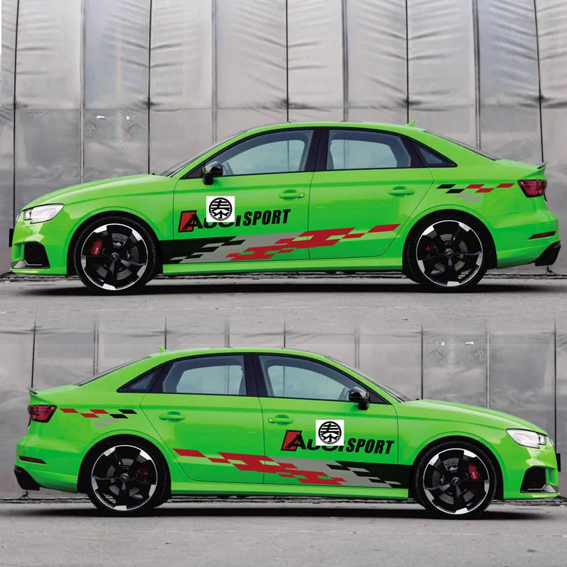 Наклейка на спортивный автомобиль TAIYAO для стайлинга автомобилей Audi A3 S3 RS3