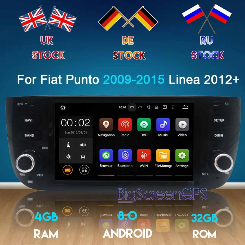 Sale Newest Android7.1 6.0 8.0 Eight Core Car DVD Player GPS Navigation For Fiat Punto 2009-2015 Linea 2012+unit Radio Satnav Stereo 0 Sale Newest Android7.1 6.0 8.0 Eight Core Car DVD Player GPS Navigation For Fiat Punto 2009-2015 Linea 2012+unit Radio Satnav Stereo 0