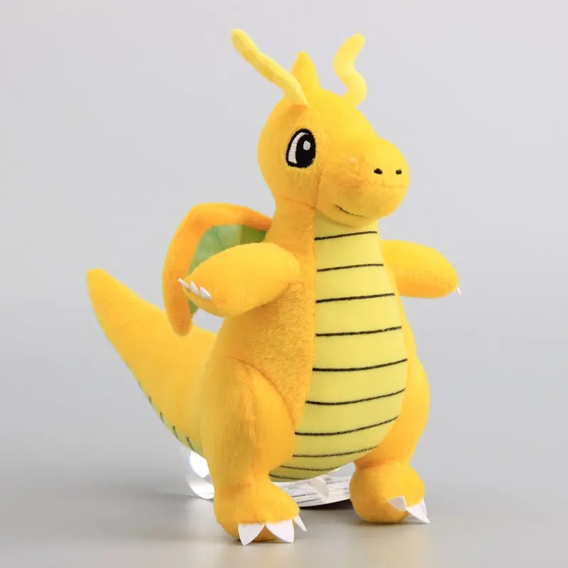 Высокое качество аниме Dragonite плюшевые Игрушечные лошадки мягкие Куклы детские мягкие Куклы " 23 см