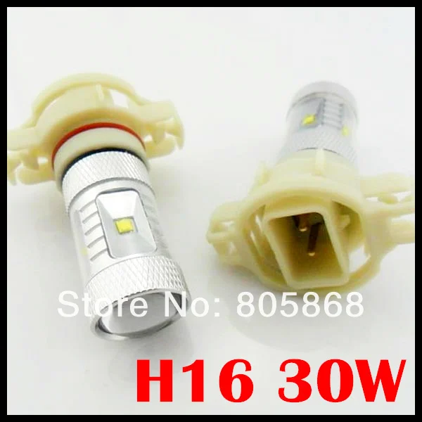 Горячая Распродажа PSX24W PY24W 5202 H16 led 30W белые чипы Cree высокой мощности светодиодные