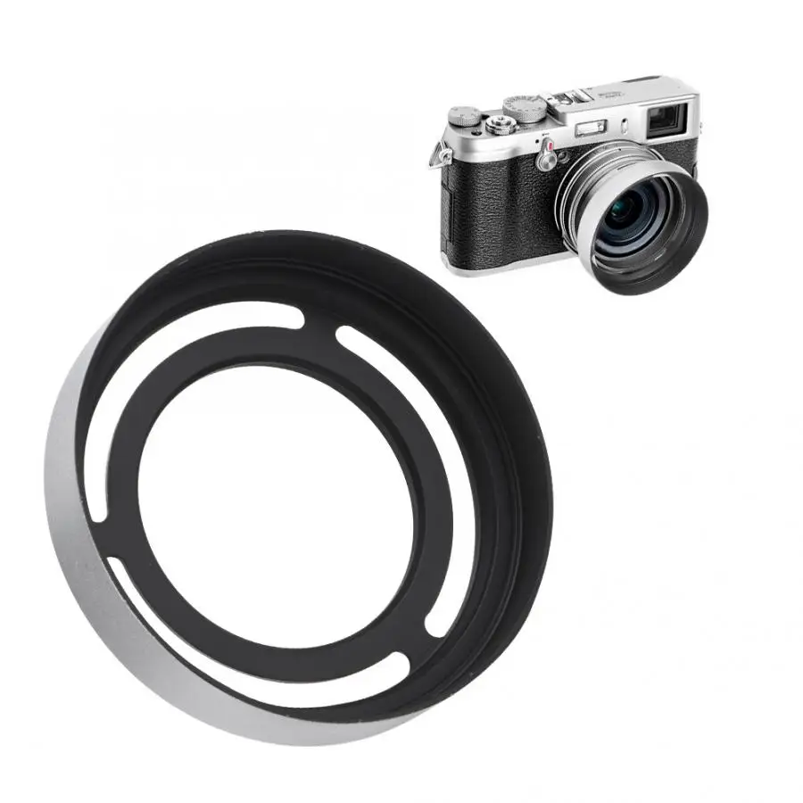 LH-JX10 Aluminum Alloy Camera Mount Lens Hood Replacement for Fujifilm X10 Lens Mount Lens Hood