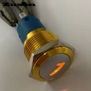 

Zusen 16mm illuminated digital(1-9) symbol on-off push button switch(ZS16B-11ZDT/Y/12V/A with illuminated digital symbo