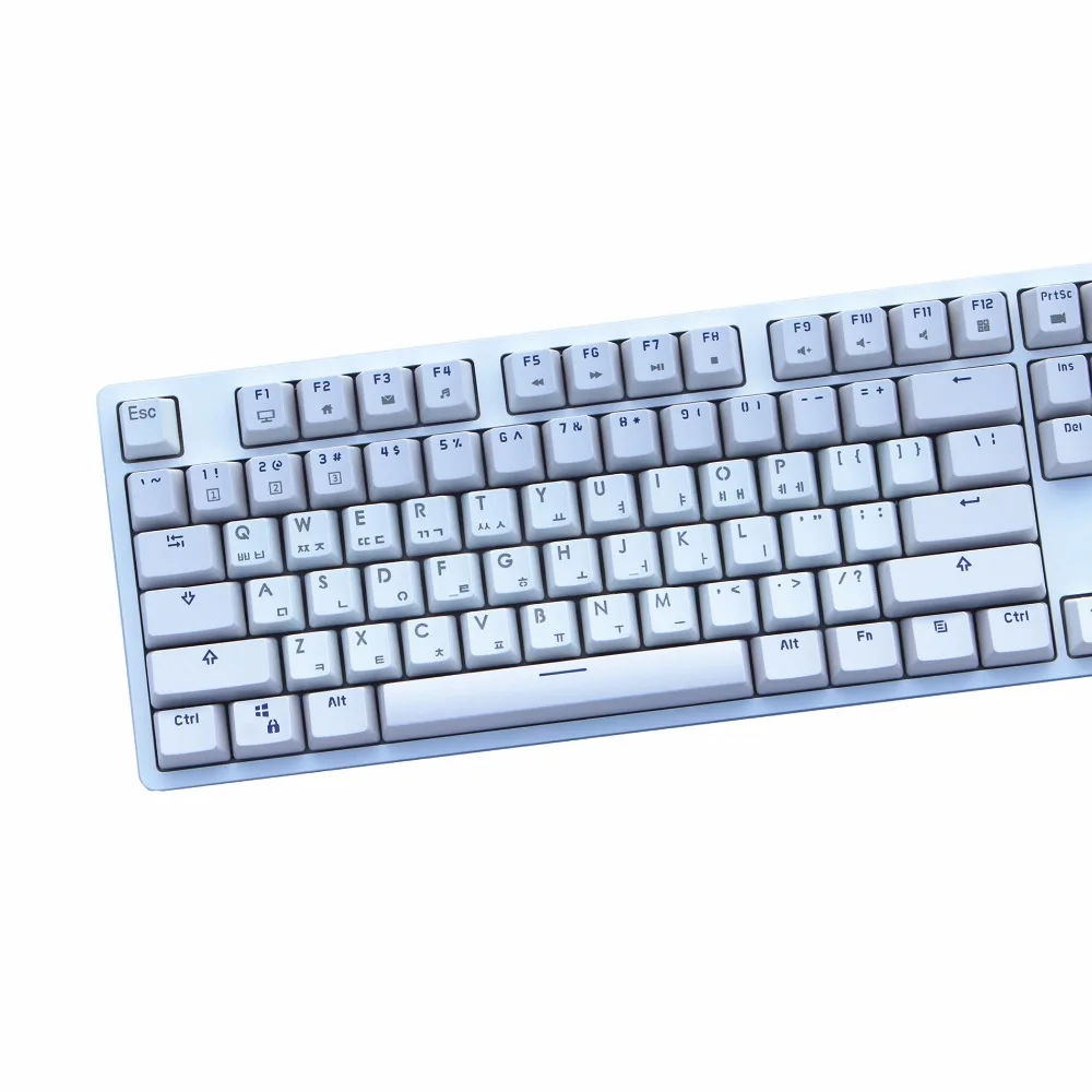 OEM профиль PBT колпачок для клавиш 37 двойная подсветка английская/Корейская