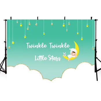 

Hot Baby Photography Backdrops Lights Backdrop For Photography Backdrops Twinkle Twinkle Little Star Background For Photo Studio