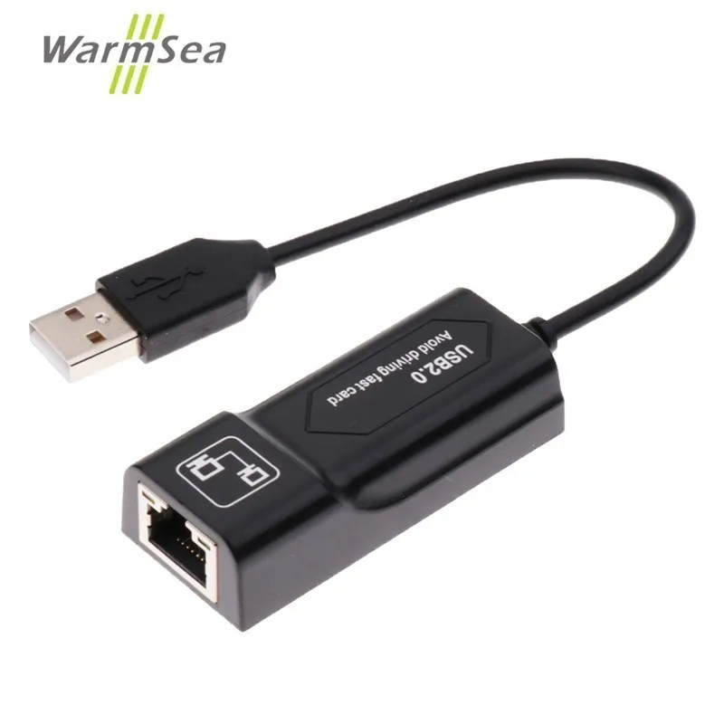 

USB Ethernet Adapter USB 2.0 To RJ45 10/100 Mbps Network card LAN USB Network Adapter Lan RJ45 Card for PC laptop Win7 Andriod