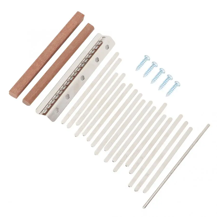 

17 Keys Kalimba Shrapnel Thumb Piano Set Finger Exerciser Music Instrument Performance Accessories