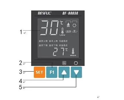 BESFUL BF-8803A Солнечный температурный дифференциальный регулятор температуры BF8803A bf-8803a