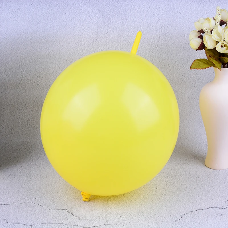 

100PCS 12inch Tail Balloons Birthday Party Decorations Link Balloon Wedding Party Supplies Color Assorted Randomly Send