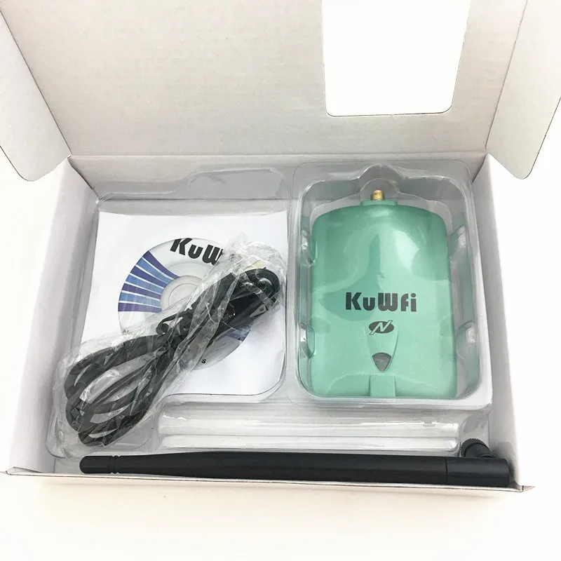 Kuwfi высокое Мощность ПК WiFi адаптер Ralink3070L 2000 МВт Беспроводной N USB Wifi 150 Мбит Wi Fi