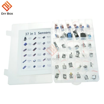 

Ultimate 37 in 1 Sensor Modules Kit for Arduino & MCU Education User + Free case