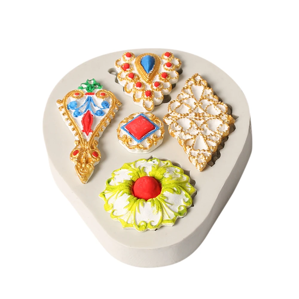 Chocolate Decor Tools Candy Fondant Silicone Mold Cake