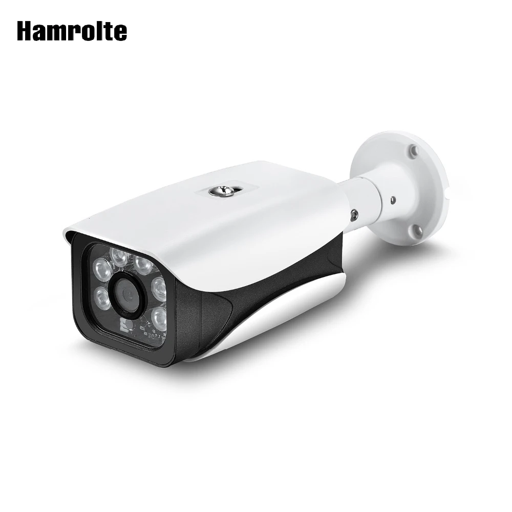 

Hamrolte ONVIF 1080P IP Camera Outdoor Camera 2.8mm Lens Wide Angle Nightvision Waterproof Surveillance Camera P2P Xmeye Cloud