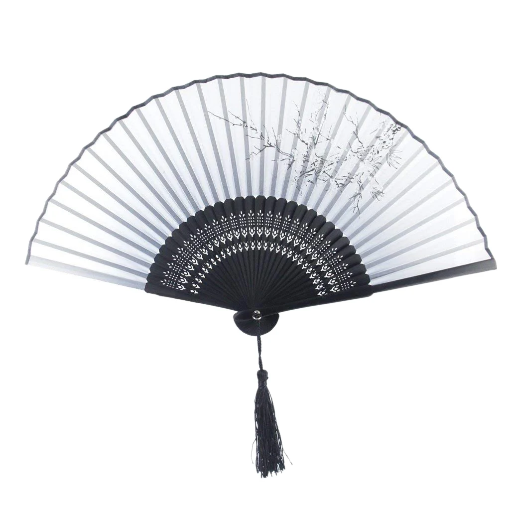 Веер шаблон сливовый, с цветами свадебный подарок