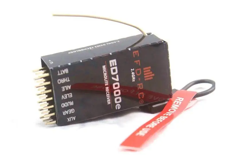 

10pcs/lot ED7000e AR6100E 2.4GHz 6 channel 6CH RC Receiver Support DSX7DX6i/DX7/DX8 of Helicopters,micro aircraft,Quadcopter