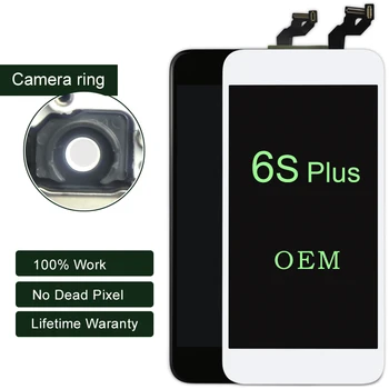 

Premium 5PCS For iphone 6S Plus LCD Display OEM Touch Screen Digitizer With 3D Touch For iphone Display 5.5 Inch