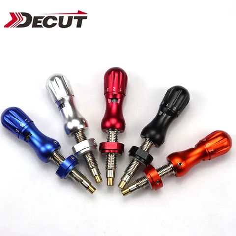 Tiro com Arco Liga de Alumínio Tensão da Mola Êmbolo para Recurvo Decut Almofada Janus Micro-clique Êmbolo Arco Acessório Fit 5 – 16 Fio