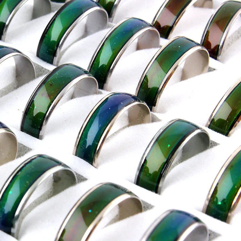 Anello Umore Che Cambia Colore Con La Temperatura - Gioiello Moda Donna - Multicolore