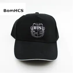 BomHCS поп Bangtan мальчиков хлопок Бейсбол Кепки Snapback Пеший Туризм шапка БЦ вентилятор Поддержка