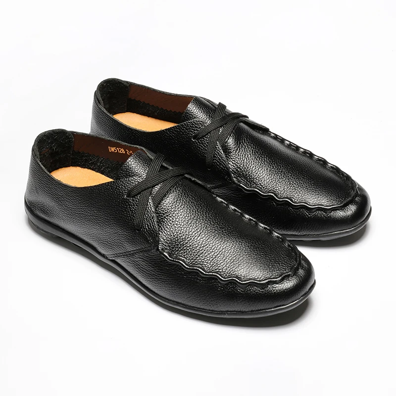 Marca Couro Homens Sapatos Genuínos Sapatas 2018 Color Originais 2 Outono Macio Dos 1 Os color Hecrafted Para 3 4 color 5128 color Homens De Flats Artesanais 5XtzOqwxw