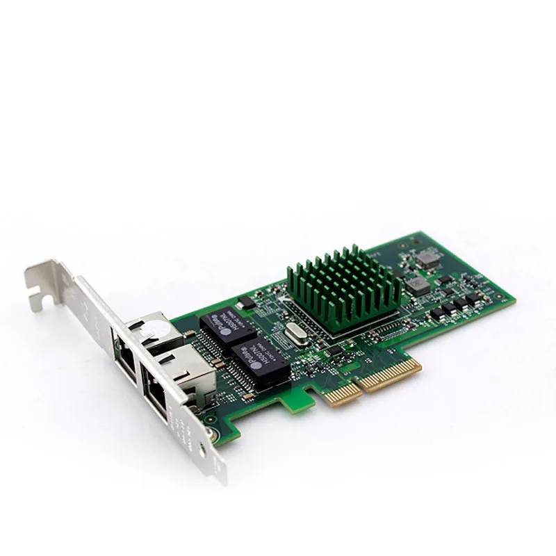 Placa de Rede do Servidor Suporte Adaptador Pcie Dual Port Gigabit Ethernet Esxi Bcm5709 3 High Quality Computador e Escritório