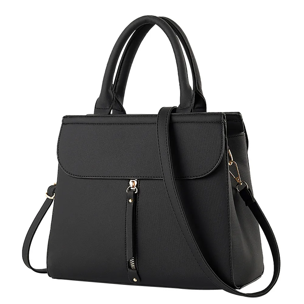 

OCARDIAN Handbag Organizer With Pockets Leather Women Work Fashion Solid Cover Crossbody Messenger Shoulder Bag Dropship A10