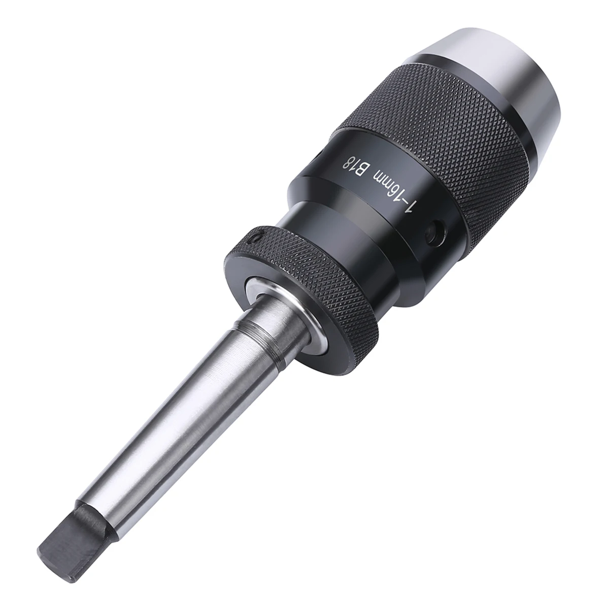 Drill Chuck B18 1-16mm Self Tighten Keyless Drill Chuck 90x48x48mm & MT2-B18 Arbor For Lathe Drill MK2